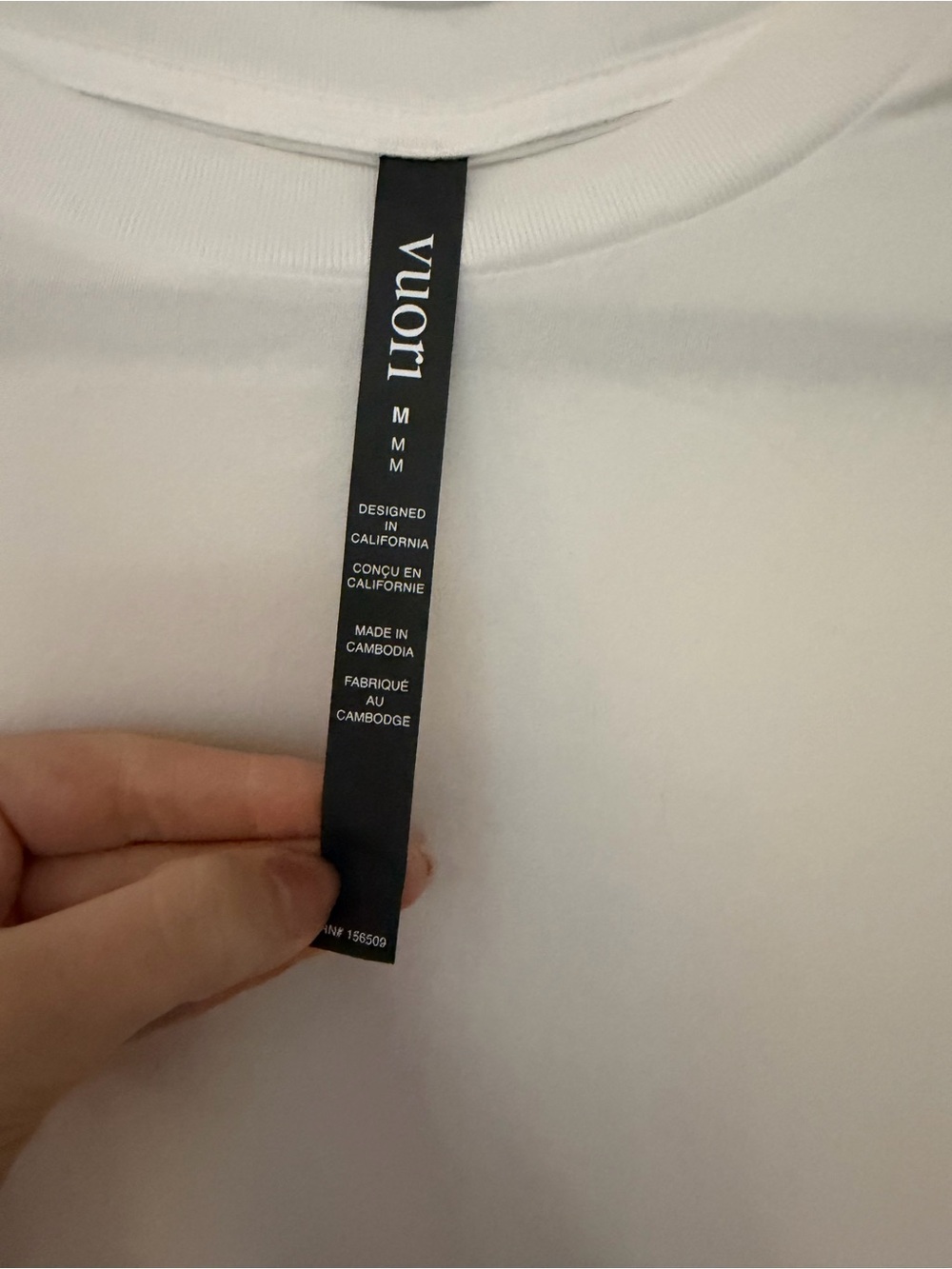 Vuori NWT Daydream Long Sleeve Crew in White Size Medium - Picture 6 of 8